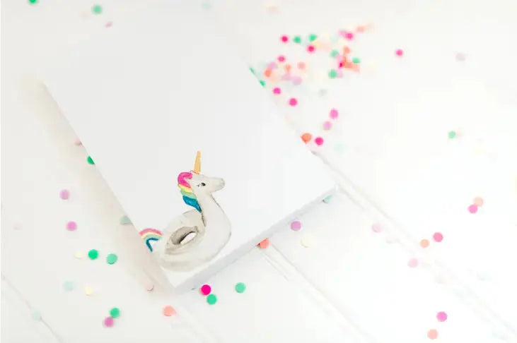 Unicorn Floatie Notepad - Emmy + Olly - The Woods Maine
