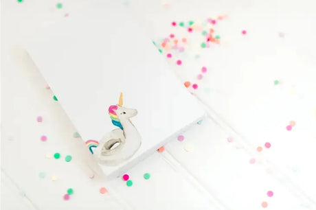Unicorn Floatie Notepad - Emmy + Olly - The Woods Maine
