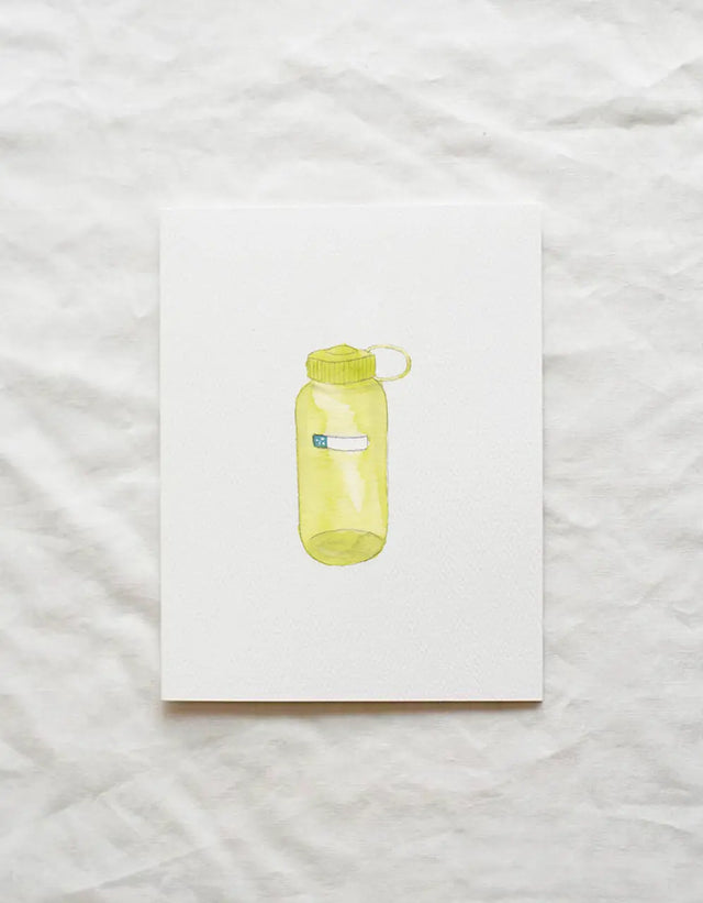 Water Bottle Card - Little Ivy Paper Goods - The Woods Maine