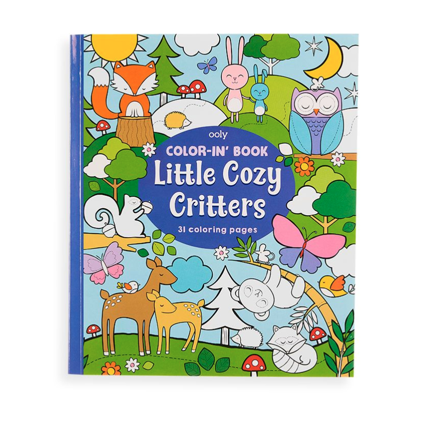 Little Cozy Critters Coloring Book - Ooly