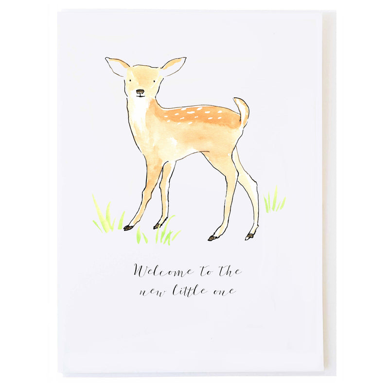New Baby Fawn Card - mollyOcards