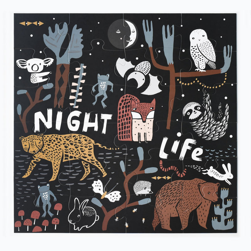 Night Life Floor Puzzle - Wee Gallery