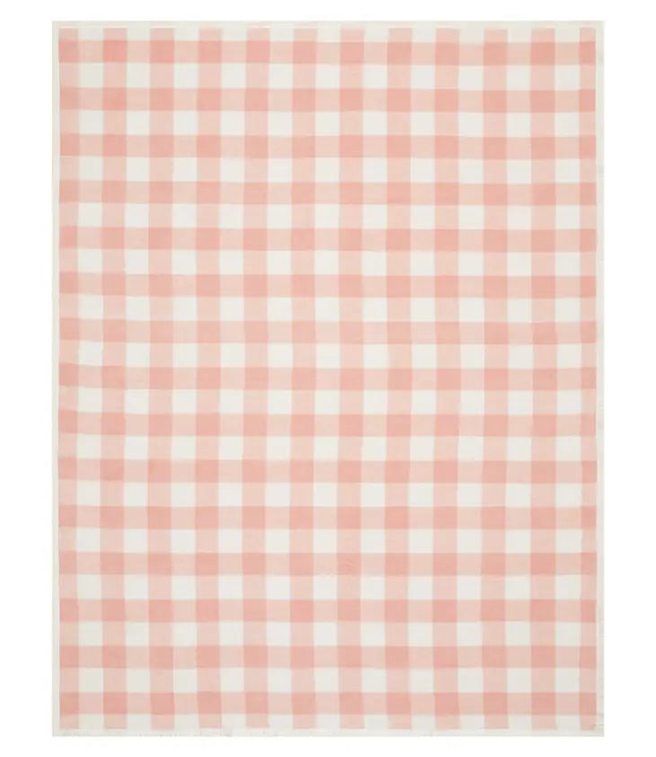 Classic Gingham Pink Blanket - Chappy Wrap