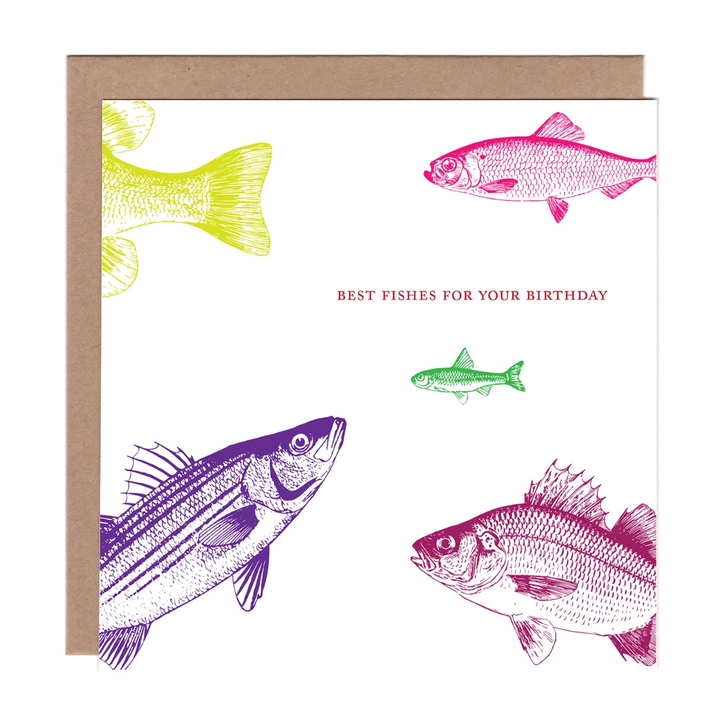 Birthday Fishes Card - Ampersand M Studio