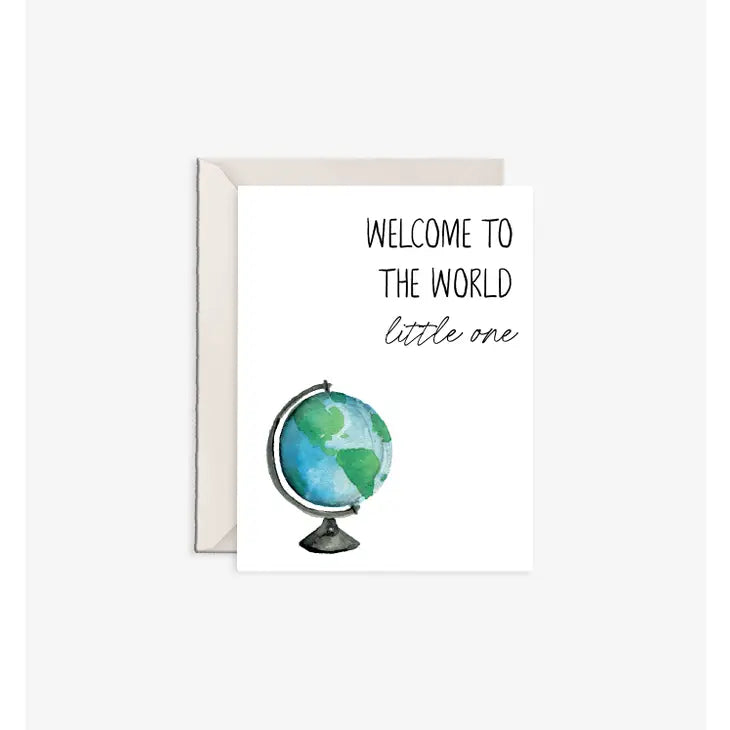Welcome Little One Card - Emmy + Olly | Maine Made
