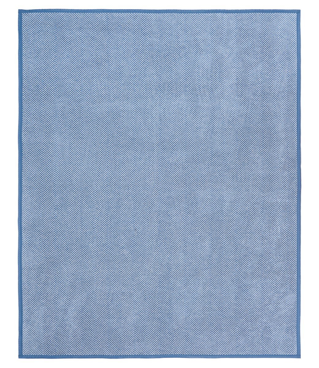 Harborview Herringbone Light Blue Original Blanket - Chappy Wrap