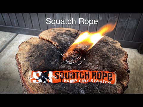 Hemp Fire Starter - Squatch Rope – The Woods Maine