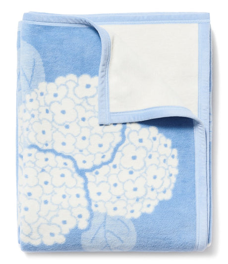 Hydrangeas Light Blue Blanket - Chappy Wrap