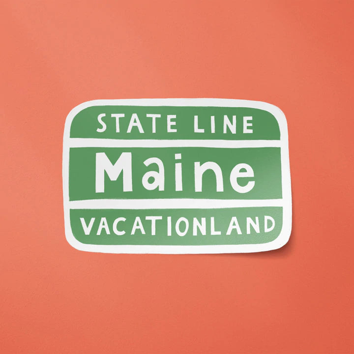Maine Vacationland Sign Sticker -  Little Something Co.