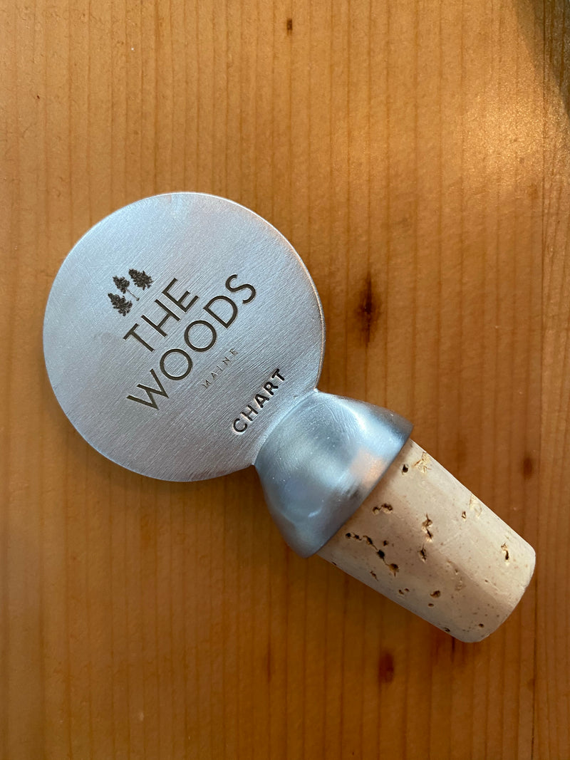 The Woods Maine® Loon Wine Bottle Stopper by CHART Metalworks