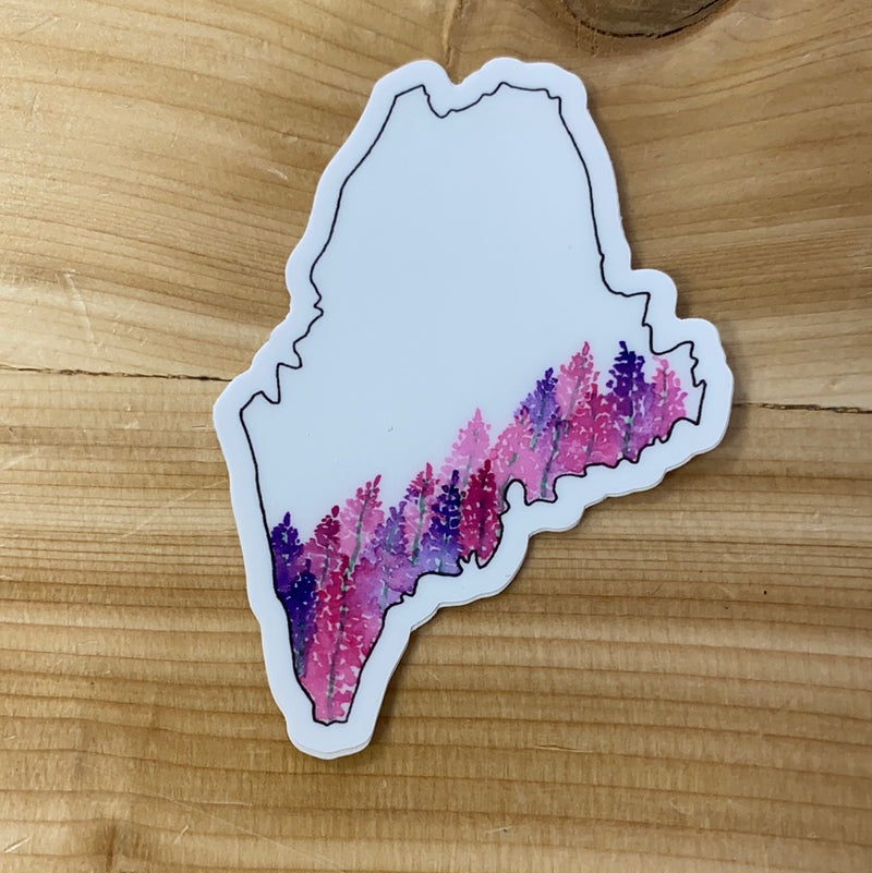 Lupine Maine Sticker - S&D