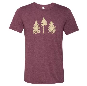 Three Pines® Maine Adult Short Sleeve T-Shirt (3 Colors Available)