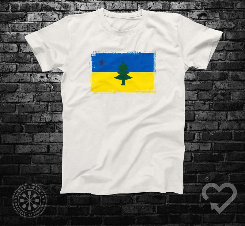 Maine Stands with Ukraine: Adult T-Shirt